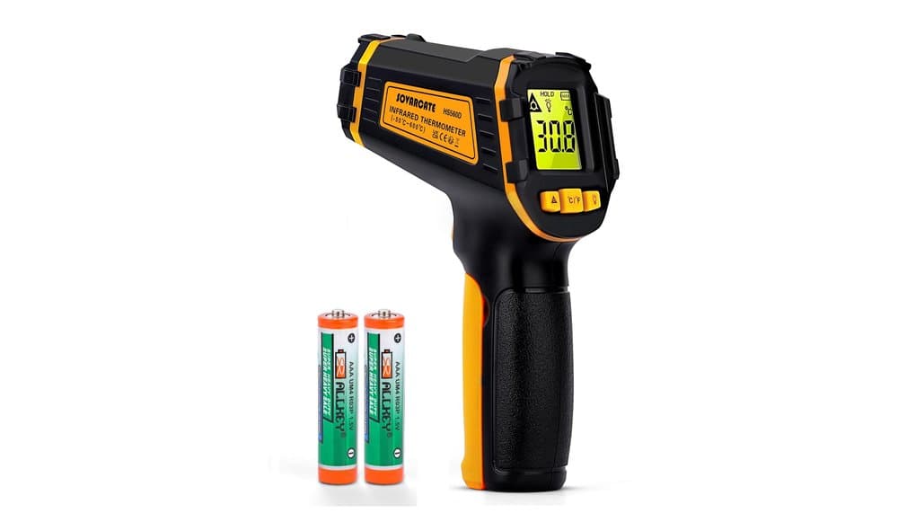 Sovarcate AS530-UK Digitales Laser-Thermometer Test
