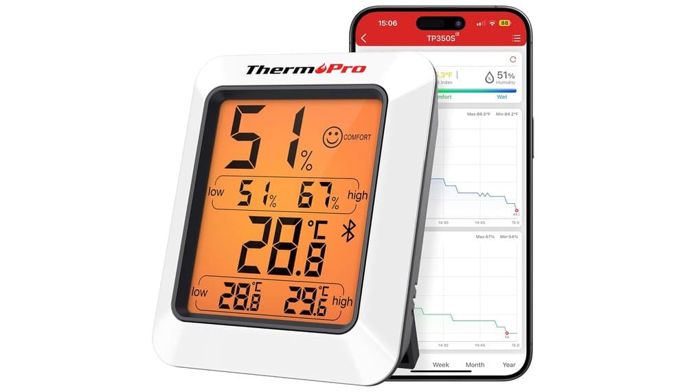 ThermoPro TP350 Bluetooth Hygrometer Thermometer Test