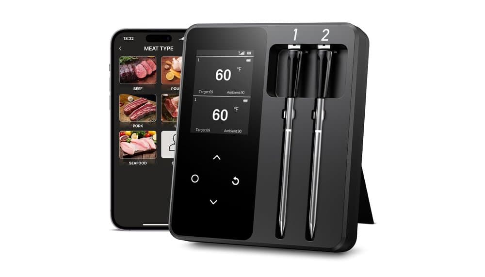 Wireless Kitchen Thermometer Test with 2 Probes